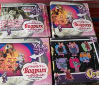 4 Brand New Retro Design Drinking Mugs. Bagpuss and Clangers.