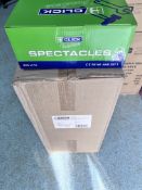 Click Traders Ancona Safety Glasses Specs 100 Pack Spectacles Clear CTAS NEW