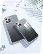 50 x iPhone 12/12 Pro 6.1 Case, Soft Rubber Silicone TPU Transparent Crystal Clear