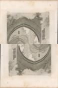 Ballintubber Abbey Co Mayo Rare 1791 Francis Grose Antique Print.