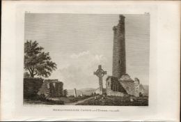 Monasterboise Church Co Louth Rare 1791 Francis Grose Antique Print.
