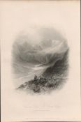The Black Valley Co Kerry 1837-38 Victorian Antique Engraving.