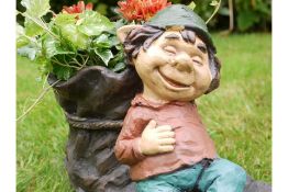 Large Gnome Shoe Planter