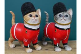 Ginger Military Cat Themed Ornament