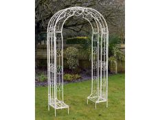 Rustic White Garden Arch