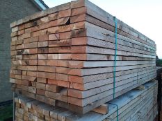 30 x Softwood Timber Sawn Mi Xed Larch / Douglas Fir Fencing Rails 2