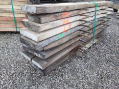 10 x Hardwood Seasoned Sawn Timber Square Edged English Beech Boards / Slabs