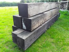 6 x Softwood Sawn Timber Beams / Posts