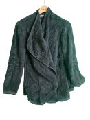 Black Fleece Wrap - L