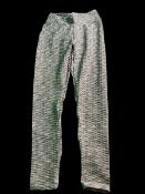 Grey Pattern Leggings - M