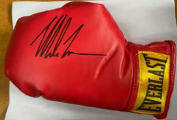 Mike Tyson Signed Boxing Glove