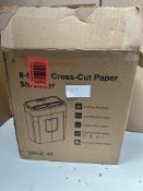 Bonsaii 8 Sheet Shredder. RRP £49.99 - Grade U