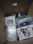 Large Assorted Box of Mixed Electrical/Tech/Homewares. Approx. RRP £150-£250