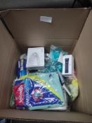 Large Assorted Box of Mixed Electrical/Tech/Homewares. Approx. RRP £150-£250