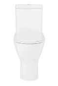 Brand New Boxed Falcon Rimless Open Back Close Coupled Toilet with Soft Close Toilet Seat RRP £32...