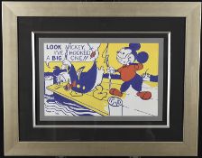 Roy Lichtenstein Limited Edition on Metal