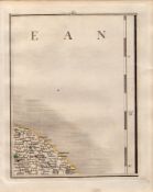 Norfolk Coast North Walsham Etc John Carys Antique George III 1749 Map.