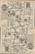 Britannia Depicta E Bowen c1730 Map Puckeridge, Cambridge, Ely, Downham, Kings Lynn.