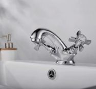 Brand New Boxed Bathstore Bensham 1895 Mono Basin Mixer - Chrome RRP £65 **No Vat**