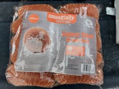 Catering Wire scourers - pack of 10. 4 packs