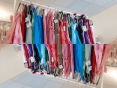 10 x prom dresses in various colours and styles and sizes.