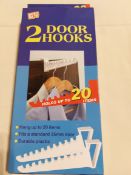 12 boxes of 2 door hooks