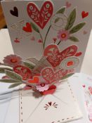 Greetings cards - hearts RRP £100 approx (24)