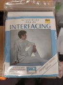 Box of interfacing and City Plaques