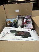 Large Assorted Box Containing Electrical/Home/Tech. Approx. RRP £200 - GRADE U