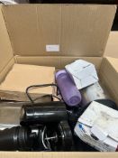 Large Assorted Box Containing Electrical/Home/Tech. Approx. RRP £200 - GRADE U