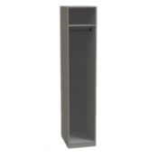 10 x Modular Bedroom: Single Grey Wardrobe Carcass - 2220mm x 450mm (RRP PER UNIT - £160)