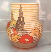 Clarice Cliff 'Capri' Patern for Bizzare, Hand painted cira 1930s