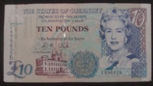 Guernsey £10 Banknote, Elizabeth II