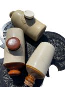 Trio of Stoneware Hot Water Bottles/Bedwarmers