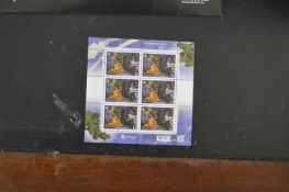 A Victorious New Year & A Carol of Bells Ukrainian War Stamp Issues 2 Stamp Blocks + Envelope + C...