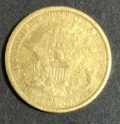 U.S.A. 1884 Gold $20 Coin