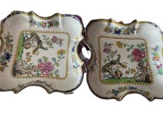 C. 1906 Spode Bird of Paradise Bowls