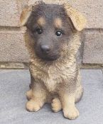 Alsatian Puppy Garden or Home Ornament
