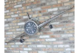 Extra Large Plane Clock