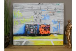 Life is Short Wall Canvas