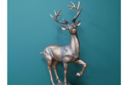 Large Bronzed Stag on a Ball