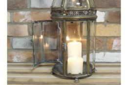 Large Rustic Gold Lantern