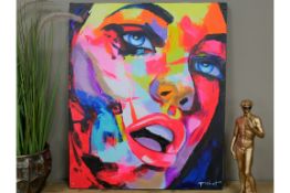 Seductive Lady Wall Canvas