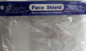 Clearance lot 200 brand new face shield head visor's