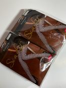 6 Packs of Silky Scarlet Ringer Tights Size Medium