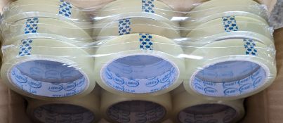 Clearance Lot 12 Rolls Of Clear Tape 25Mm