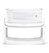 Snuzpod 4 Bedside Crib White