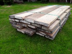 20x Job Lot Hardwood Seasoned Sawn Waney Edge Timber English Beech Boards / Slabs