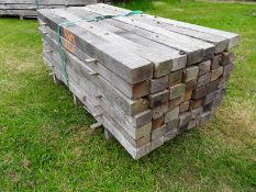 49x Hardwood Sawn English Oak Posts ( Rejects )