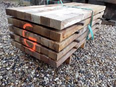 35X Hardwood Fresh Sawn Timber English Oak Posts